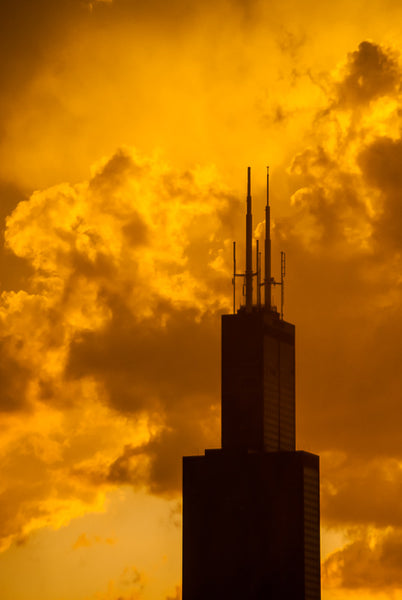 Golden Sunset over Sears Tower