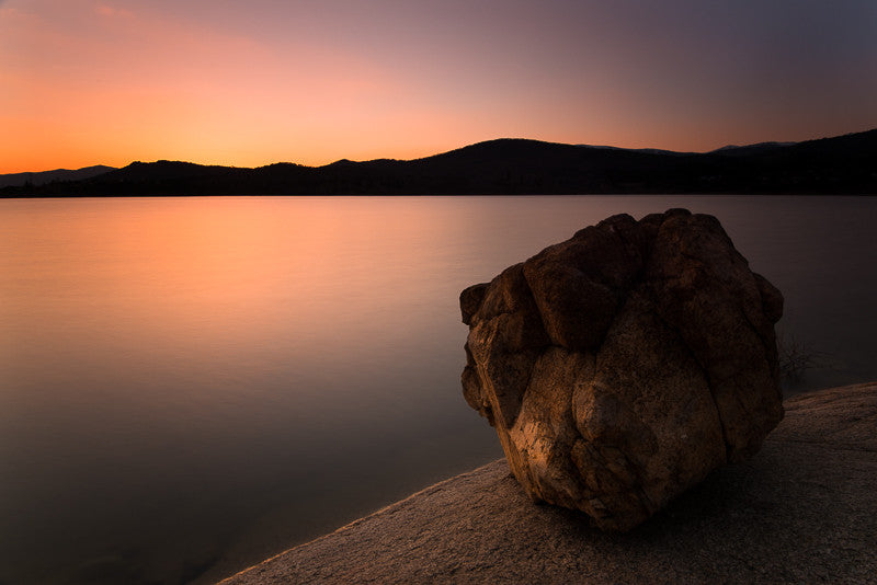 Navacerrada Reservoir at Sunset