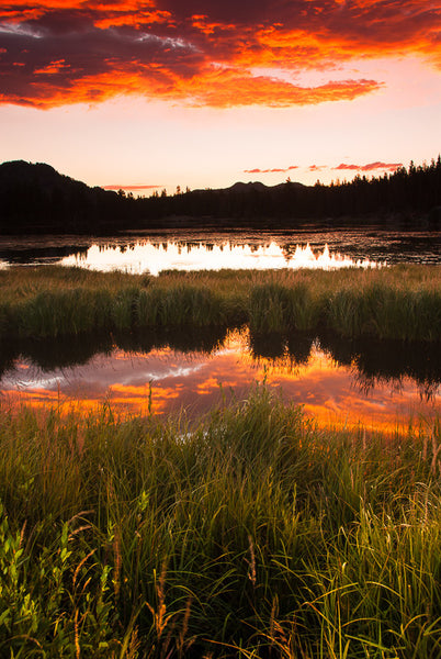 Sunrise over Sprague Lake