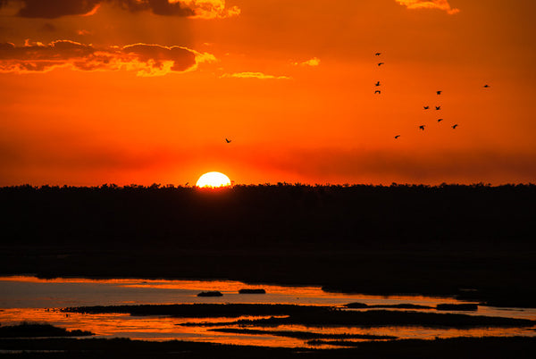 Sunset over Nadab Floodplains